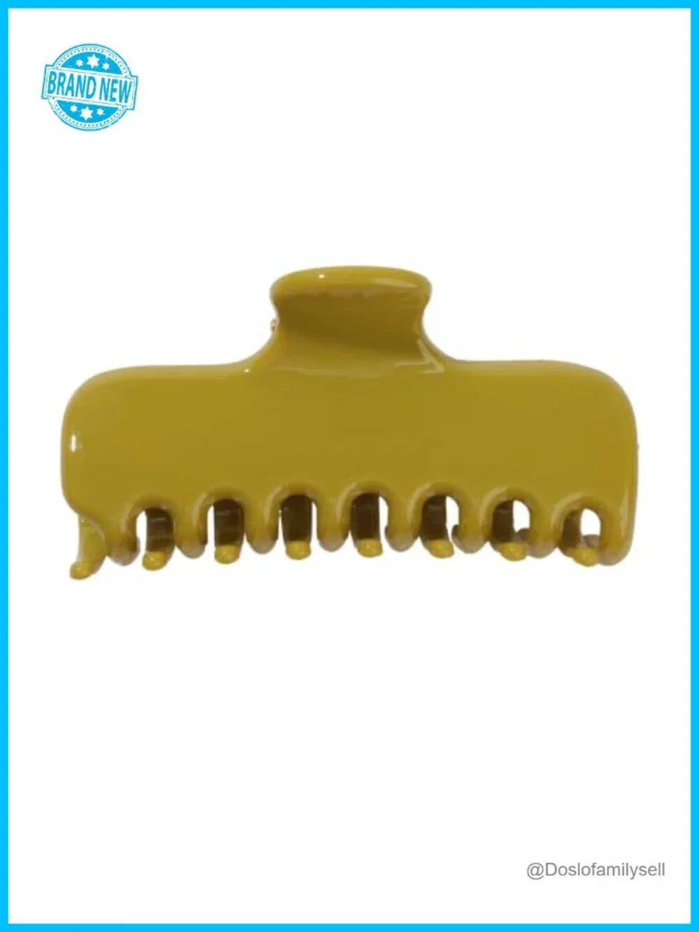 Strong Hold No Slip Rectangle Hair Claw Clip for Fine Thick Hair